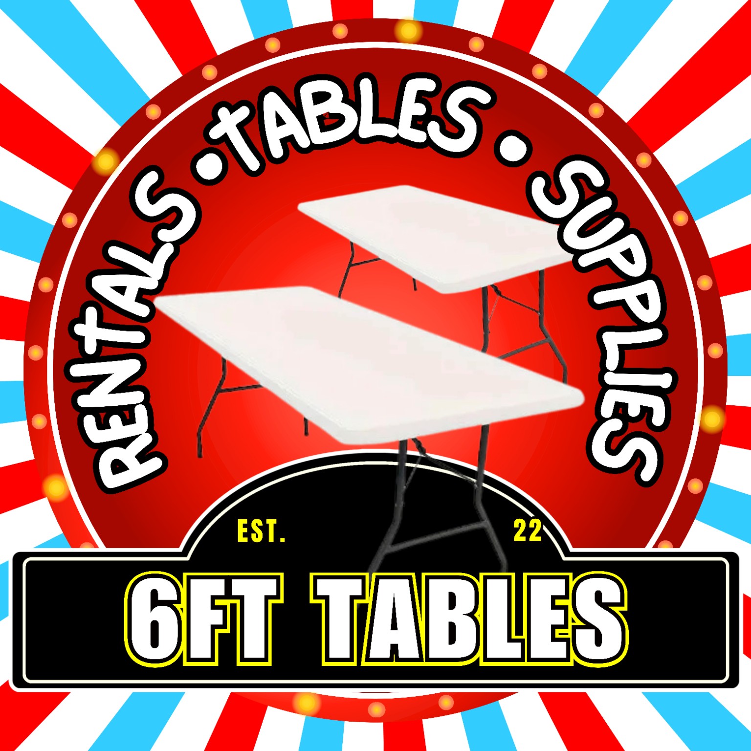 6ft Tables